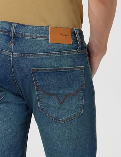 Image of Pepe Jeans Men's Slim Fit Jeans | Tapered Vapour | Jeans for Men