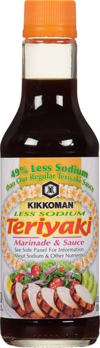 Kikkoman Less Sodium Teriyaki Sauce, 10 Ounce (Pack of 2) - Thumbnail 3
