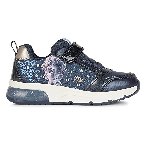 Baskets basses enfant Geox J SPACECLUB GIRL D - vue 6