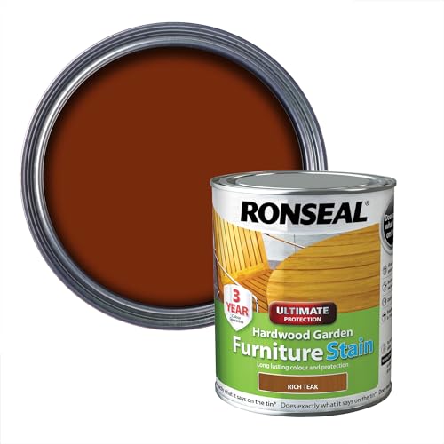 Ronseal HWFSRT50 Hardwood FurnIture Stain Rich Teak 750 ml