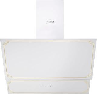 KUMTEL DA6-835 Beyaz Rustik Cam Davlumbaz