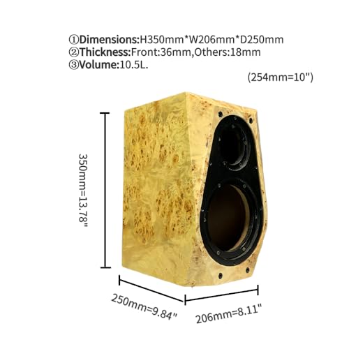 Haut-parleurs vides 12,7 cm bouleau pour remplacer vos vieux caissons