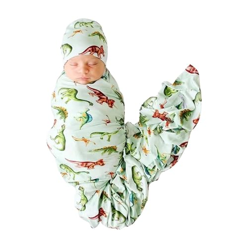 Posh Peanut Unisex Baby Swaddle Blanket - Large Premium Knit