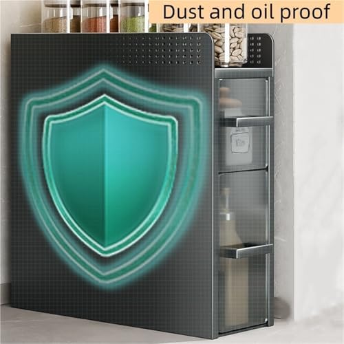 Pull Out Spice Rack Organizer with Drawer - Kitchen Countertop Storage for Seasonings, Condiments & Food Containers - Includes 2 Pot Lid Racks for Efficient Kitchen Organization