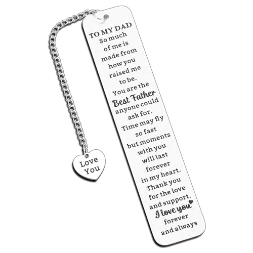 娘の息子からのお父さんギフト 男性用 父の日の誕生日 しおり 義父へのギフト 義理のお父さんへのギフト ボーナス お父さん パパ 最高のお父さんへのギフトプレゼント お父さんへのクリスマスギフト