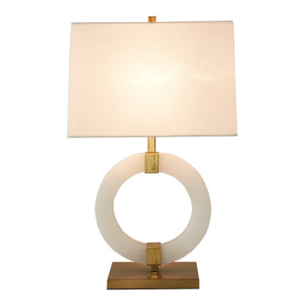 Lampe de table anneau marbre artistique pour décoration de mariage et cadeau