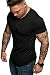 Produktbild Amaci&Sons Oversize Herren Slim-Fit Crew-Neck Basic T-Shirt Rund-Ausschnitt 1-0002 Schwarz L