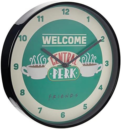 FRIENDS Wall Clock, Plastic Synthetic, Multi-Coloured, 40x40