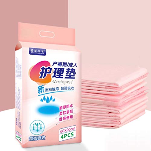 EXCEART Underpads 4Pcs Período Menstrual Menstruação Pad Cama À Prova D' Água Folha Protetor de Tia