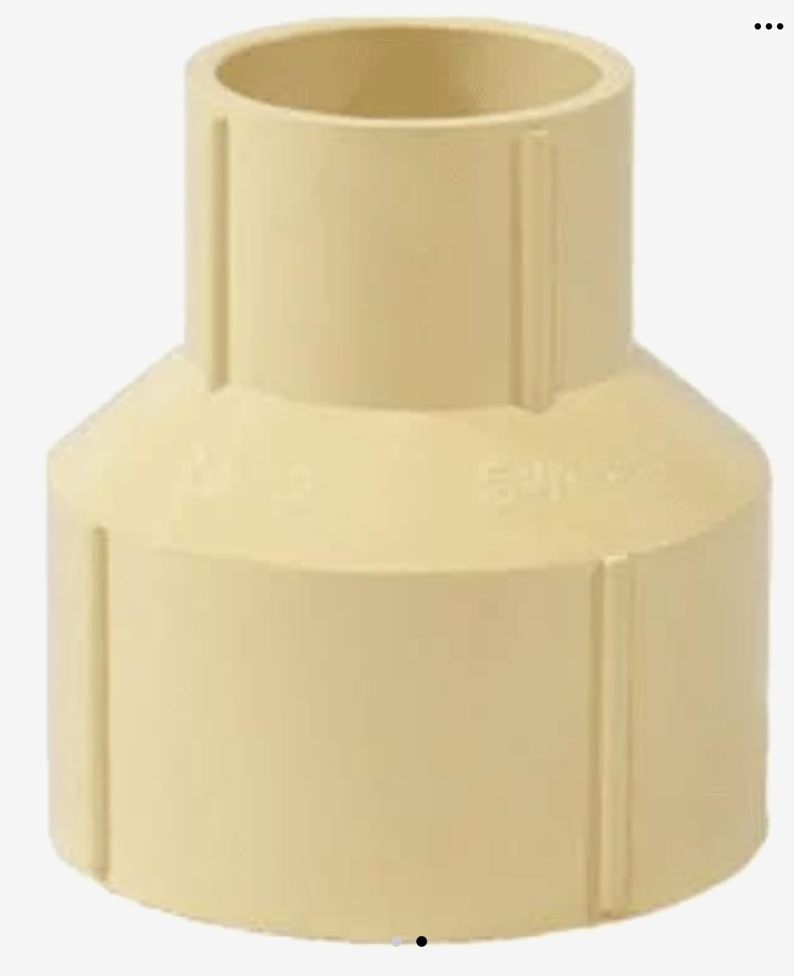 Dutron CPVC Reducer, Plumbing Pipe Fitting Connector (pack of 2) (50x32mm (2x1.1/4 inch))