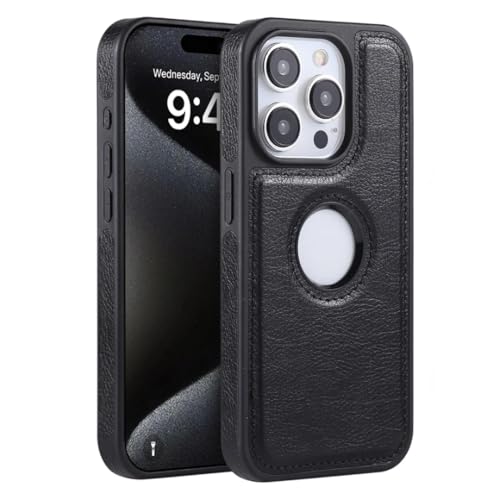 Étui iPhone 16 noir magnétique pour chargement sans fil rapide