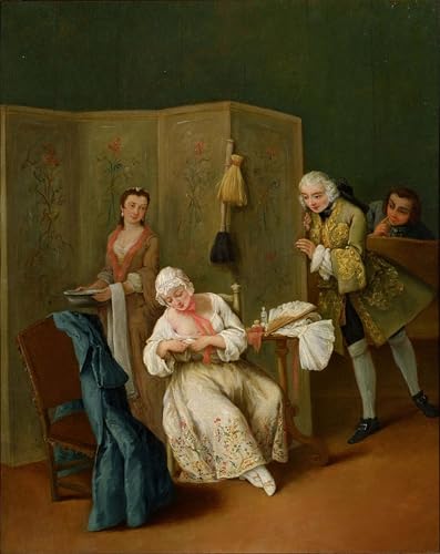 Posters Décoration Peinture Pietro Longhi pour l'Ambiance de Chambre à Coucher