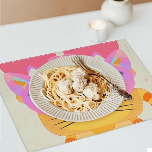 Set de table chaton toile lavable pour en finir avec les taches de repas