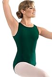 Capezio Dance Damen Tank-Trikot, hoher Kragen, Schwarz, US S