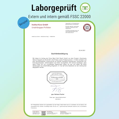 Silizium Kapseln von Vitamineule – hochdosiert 100 mg