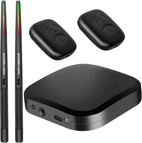 Electronic Air Drum Sticks with Foot Pedals