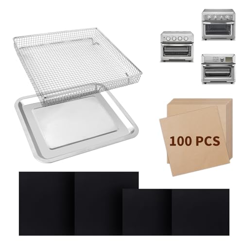 Air Fryer Basket with Parchment Set