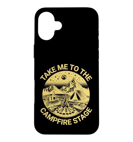 Fun Folk Music Camping Trip Take Me To The Campfire Stage �X�}�z�P�[�X iPhone 16 Plus �p