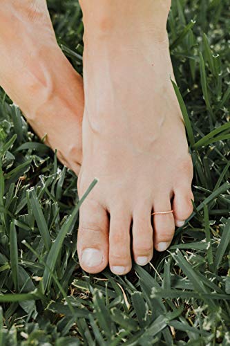 Rose Gold Adjustable Toe Ring Rope Twist Design Open Cuff For Women Body Jewelry #TOP2