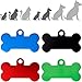 Ibera gifts - Hundemarke mit Gravur - Personalisierte Hundemarke in Knochenform für kleine und mittelgroße Haustiere - Hundemarke personalisiert aus Aluminium