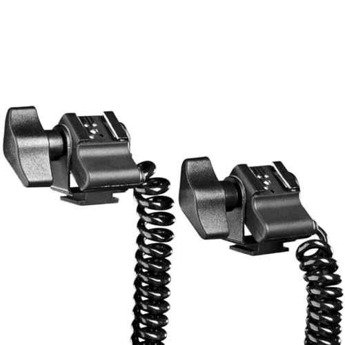 Walimex 2-fach Spiral Blitzkabel für Pentax Kameras