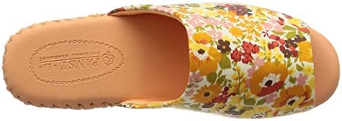 Pansy(パンジー) Women's Room Shoes Heel Slippers, Orange, L | Image 4