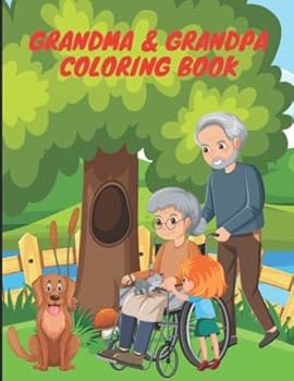 Paperback Grandma & Grandpa: Coloring Book
