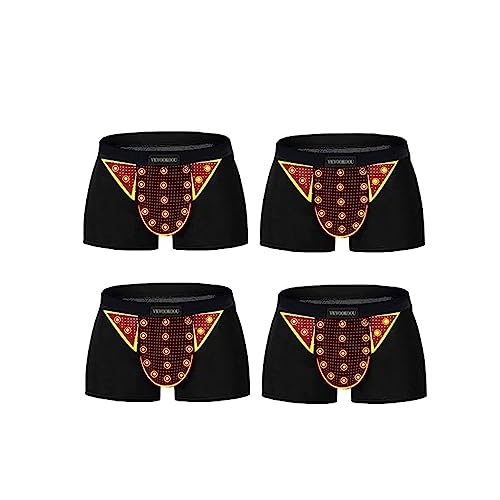 Calzoncillos de turmalina para hombre en pack de 4 unidades talla XXL 2