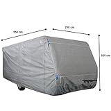 PP-Vliesstoff Hochwertige Wohnwagen Abdeck Plane Gr. M imprägniert Schutz Hülle PP-Vliesstoff Harms 506035