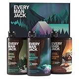 Every Man Jack Men's Body Wash Gift Set - 3 Invigorating Winter Scents - Deeply Cleans, Hydrates with Naturally Derived Ingredients - 13.5 oz (3 pack)