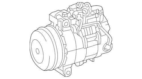 Mercedes Benz Genuine Remanufactured Refrigerant Compressor 000-830-95-00-80