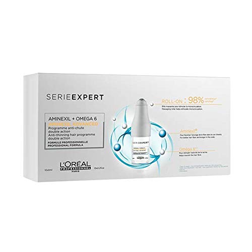 L'Oréal Serie Expert Aminexil Advanced – 42 X 6 Ml Ampullen Gegen Haarausfall, Stärkt & Nährt Das Haar