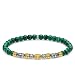 Produktbild Thomas Sabo Unisex-Armband Talisman bicolor grün 925 Sterlingsilber gelbgold vergoldet A1920-140-6-L19