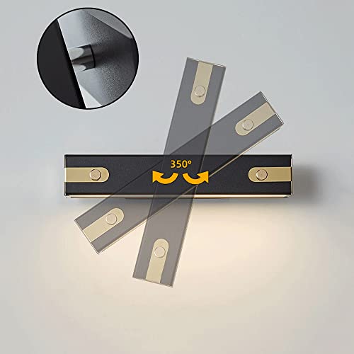 Aplique de pared LED moderno que elimina la fatiga visual con luz cálida orientable 8