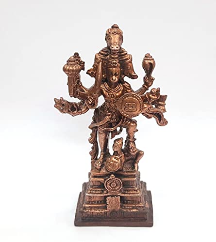Image of Panchamukhi Hanuman Murti Copper - 4.1 in - Pack of 1