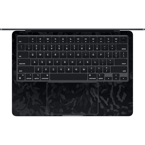 Razer Laptop Skin: MacBook Air 13 (A3113) - Full Wrap - Premium 3M Cast Vinyl - Scratch Protection - Unique Designs & Finishes - Easy Application - Black Camo by Razer - Image 7