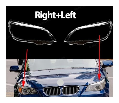 Couvercle de phares transparents E60 E61 Pre-LCI 2005 - Vitre optique de remplacement