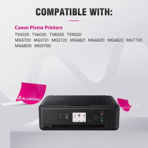 Allwork Pgi270Xl Cli271Xl Compatible Ink Cartridges Replacement For Canon 270 271 Pgi-270Xl Cli-271Xl Works With Canon Pixma Ts6020 9020 5020 8020 Mg7720 6821 5720 6820 5722 6800 5700 6822 5(Kkcmy) #TOP1