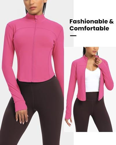 QUEENIEKE-Womens-Athletic-Workout-Jackets-Cottony-Soft-Full-Zip-Slim-Fit-Running-Jacket-0703