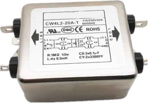 Filtre monophasé CW3-20A-T 20A purification deux étapes