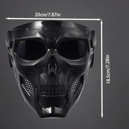 Image of Motorcycle Face Mask Full Face,Dirt Bike Goggles Motocross, ATV, Offroad, Riding Racing Goggles for Men Women