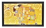 Cornice TV compatibile con Samsung The Frame TV, adatta per televisori a parete (nero classico 70 mm, 43 pollici)