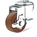 MAGICLULU High Temp Resistant Casters Oven Replacement Roller Wheels Heavy Duty Caster Wheel for Walker Freezer Racks Bread Racks