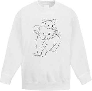 Azeeda 'Koala & Joey' Kid's Sweatshirt/Jumper (12-13 Years) (KW00053171)