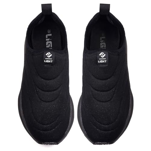 Tenis Infantil Masculino Feminino Calce Facil Tipo Meia Leve Cor:Preto;Tamanho:34