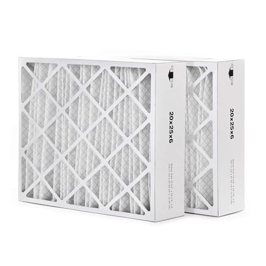 Filters Fast Compatible Replacement for Aprilaire SpaceGard 2200 2250 20x25x6 Air Filter MERV 8 Pleated AC Furnace, Actual Size: 19 3/4 x 24 1/4 x 6 3/8, 2-Pack