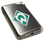 SV Werder Bremen Luxus - Feuerzeug Metall - Logo Piezozündung 'Chrom'