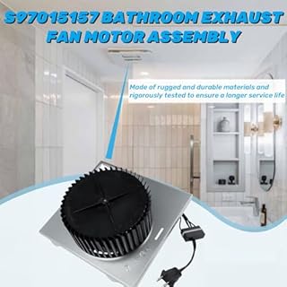 S97015157 Motor Assembly Compatible with 680, 680FL, HD50, 676-D/2676F-A, 110RDB, 110RDF, 684NT-A, 646D, 672SP, 674-A, DX110, Bathroom Exhaust Fan Motor Replacement Parts, 110CFM 3.0Sones Mustrod