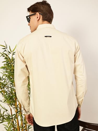 Image of Thomas Scott Men's | Solid | Full Sleeve | Slim Fit | 100% Cotton | Button Down | Casual Shirt