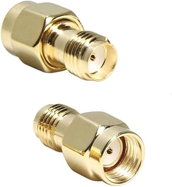 2PCS coaxial Coax Adapter SMA Female to RP-SMA Male